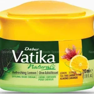 Dabur Vatika Naturala Refreshing Lemon Styling Hair Cream 210 ml