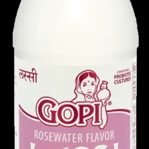 Gopi Rose Water flavor Lassi Yogurt Drink 16 fl. oz