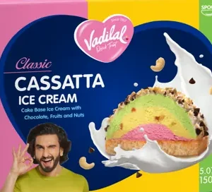 Vadilal Classic Cassatta Ice Cream 150 gms