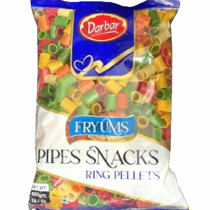 Darbar Fryums Pipes Snacks Ring Pellets 400 gms