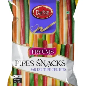 Darbar Fryums Pipes Snacks Far Far Tube Pellets 400 gms