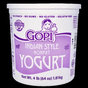 Gopi Indian Style Non Fat Yogurt 4 lbs