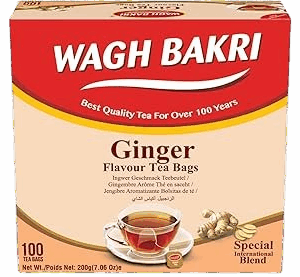 Wagh Bakri Ginger Flavoured 100 Tea Bags 200 gms
