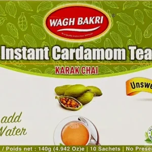 Wagh Bakri Cardamom unsweetend Instant Tea premix 140 gms