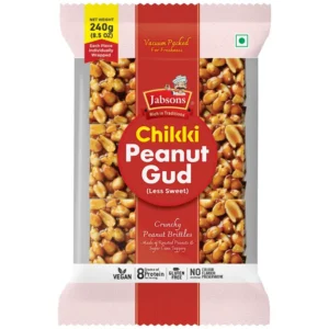 JabSons Chikkis - Peanut Gud 240 gms