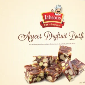 JabSons Sweets - Anjeer Dryfruit Barfi 400 gms