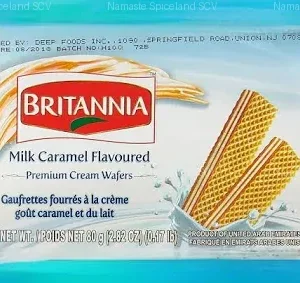 Britannia Wafer Caramel 3 oz
