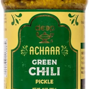 Deep Green Chilli Pickle10 oz