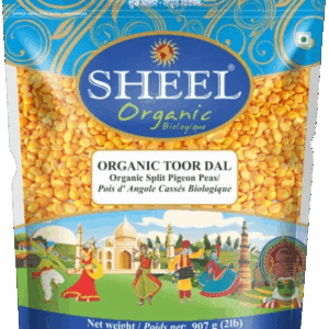 SHEEL Organic SPLIT PIGEON PEAS / TOOR DAL 2 lbs