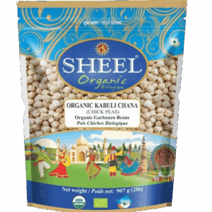 SHEEL ORGANIC KABULI CHANA – CHICK PEAS 2 lbs