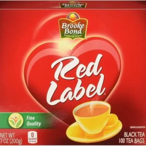 Brooke Bond Red Label Black 100 Tea Bags 200 gms