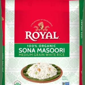 Royal Sona Masoori Rice Organic 20 lbs