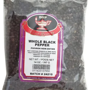 Deep Black Pepper Whole 14 oz