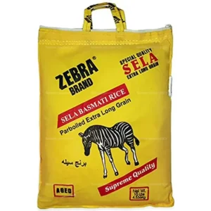 Zebra Brand XX Long Sella Basmati Rice(Y) 10 lbs