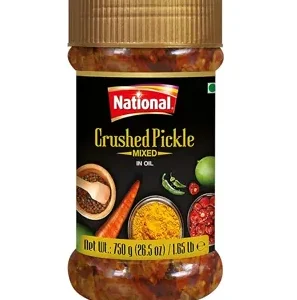 National Crushed Pickle Mixed in Oil 26.5 oz