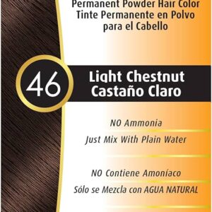 Bigen Permanent Powder Hair Color - Light Chestnut 6 gms