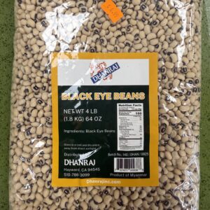 Dhanraj Black Eye Beans 4lb