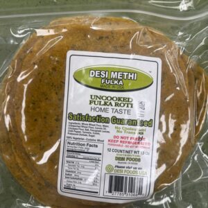 Desi Methi Phulka (12pcs) wt.13oz
